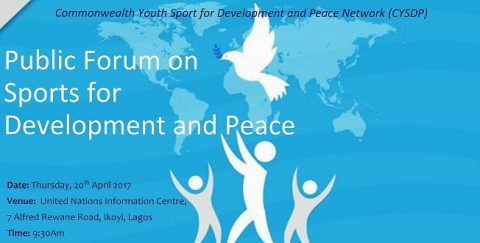 Closed: Call for Applications: Public Forum on Sports for Development and Peace