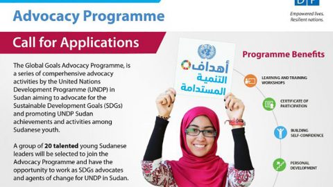 Closed: APPLY: UNDP Global Goals Advocacy Programme for Young Leaders from Sudan 2017