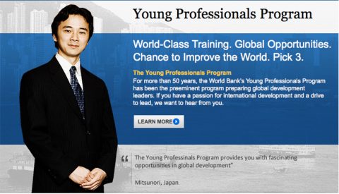 Closed: APPLY: World Bank Young Professionals Program (YPP) 2018