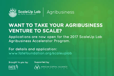 Closed: APPLY: FATE Foundation Scale Up Lab Agribusiness Accelerator Programme 2017