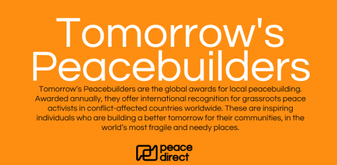 Closed: APPLY: Tomorrow’s Peacebuilders Awards for Peace Building Activities 2017