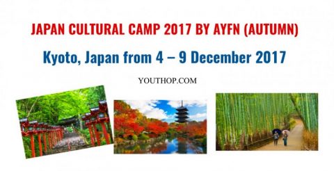 Closed: APPLY: AYFN Japan Cultural Camp (Autumn) in Kyoto, Japan 2017