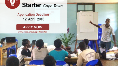 Closed: APPLY: SAG-SEED Starter Workshop in Cape Town 2018.