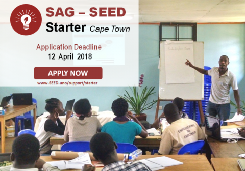Closed: APPLY: SAG-SEED Starter Workshop in Cape Town 2018.