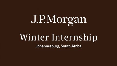 Closed: APPLY: Winter Internship Programme Johannesburg 2018