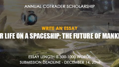 Closed: APPLY: Write An Essay and Win The Annual CGTrader Scholarship 2018
