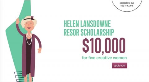 Closed: APPLY: Helen Lansdowne Resor Scholarship for Female Creatives 2018