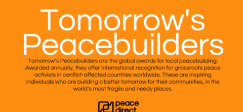 Closed: APPLY: Tomorrow’s Peacebuilders Awards for Peace Building Activities 2018