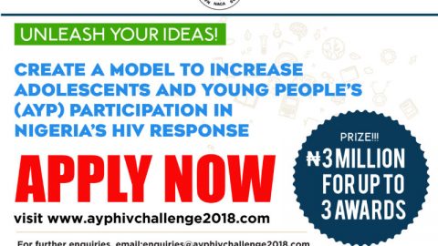 Closed: APPLY: AYP HIV Challenge 2018 Competition.