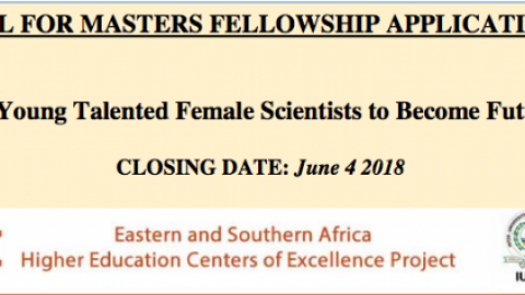 Closed: APPLY: World Bank ACE II Masters Scholarship Program for Young African Female Students 2018