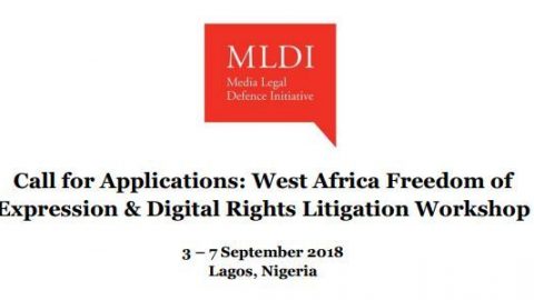 Closed: APPLY: MLDI West Africa Freedom of Expression & Digital Rights Litigation Workshop 2018