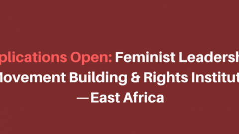 Closed: APPLY: CREA’s 8th Feminist Leadership, Movement Building & Rights Institute 2018- East Africa