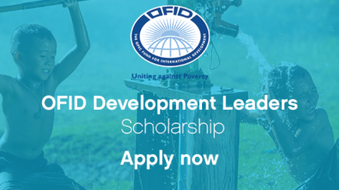 Closed: OFID Development Leaders Scholarship for The One Young World 2018 in Netherlands