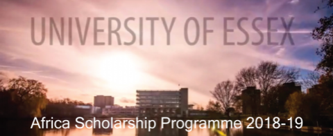 Closed: University of Essex Africa Scholarship Programme 2018-19