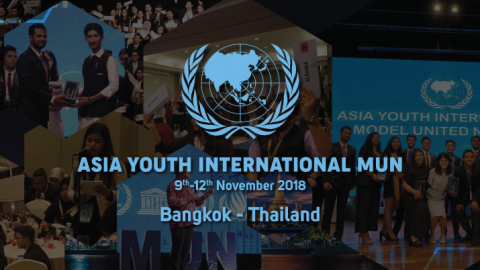 Closed: Asia Youth International Model United Nations (AYIMUN) in Thailand 2018