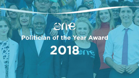 Closed: Politician of the Year Award by One Young World 2018