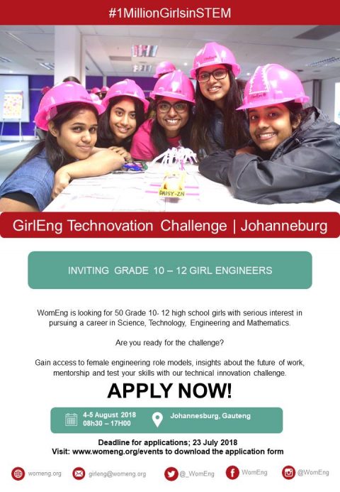 GirlEng Technovation Challenge in Johannesburg SouthAfrica 2018