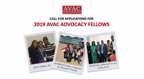 Closed: AVAC Advocacy Fellows Program for Mid-Career & Emerging Advocates On HIV Prevention 2019 (Funded)