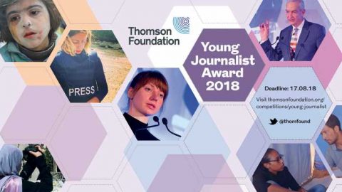 Closed: Thomson Foundation Young Journalist Award 2018 (Fully Funded to London)