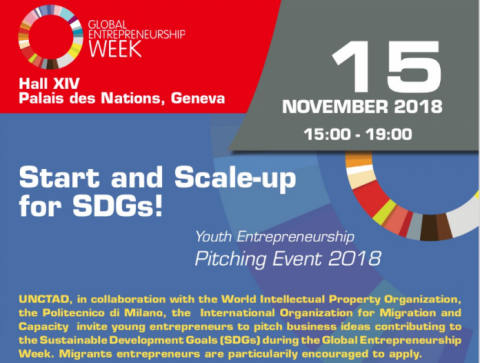 Closed: Global Entrepreneurship Week ‘Start and Scale-Up for SDGs’ Competition 2018