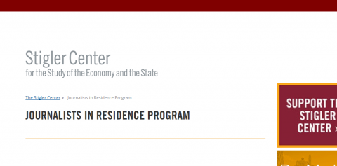 Closed: Stigler Center Journalists in Residence Program 2018 (Fully-funded to Chicago)