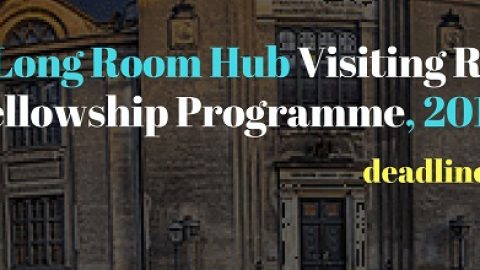 Closed: Trinity Long-Room Hub Visit Research Fellowship programme 2019/2020