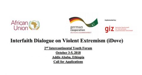 Interfaith Dialogue on Violent Extremism (iDove) 2nd Intercontinental Youth Forum– Addis Ababa, Ethiopia 2018