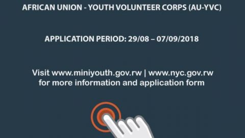 Closed: African Union Youth Volunteer Corps (AU-YVC) program for young Rwandans 2018/2019 (Fully Funded)