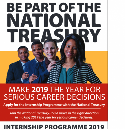 Closed: National Treasury Internship Programme for young South Africans 2019