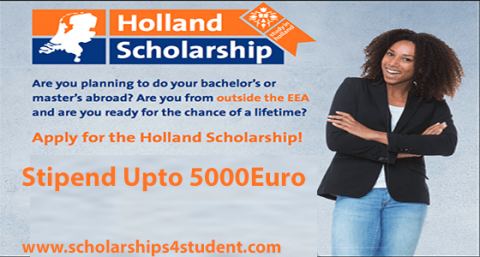 Closed: Holland Scholarships for Bachelors or Masters Study in Netherlands 2018/2019 (Partially Funded)