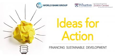 Closed: World Bank/Wharton School Ideas for Action Competition 2019