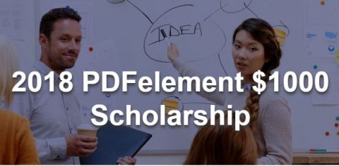 Closed: Stand a chance to will a $1000 in a PDFelement Scholarship Contest
