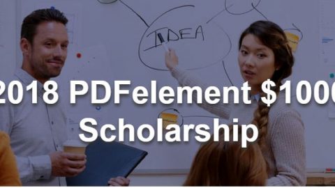 Closed: Stand a chance to will a $1000 in a PDFelement Scholarship Contest