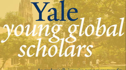 Closed: Yale Young Global Scholars Program for outstanding High school Students Worldwide 2019