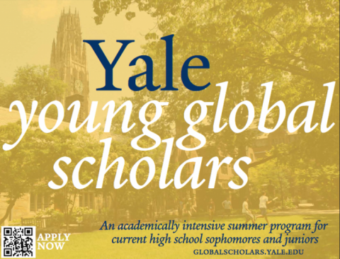 Closed: Yale Young Global Scholars Program for outstanding High school Students Worldwide 2019