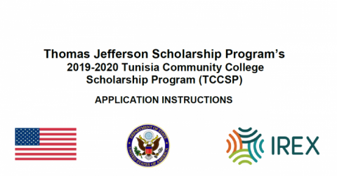 Closed: Thomas Jefferson Fully Funded College Scholarship Programme for Young Tunisians.