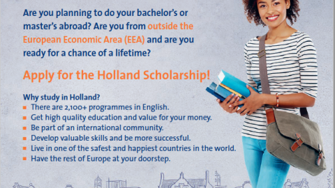 Closed: Bachelor’s & Masters Holland Scholarships in the Netherlands 2019