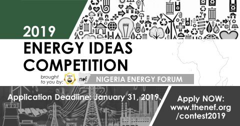 USD $5,000 prize for NEF Africa Energy Innovation Challenge 2019