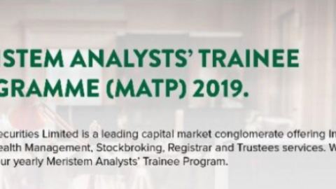 Meristem Analysts’ Trainee Programme (MATP) 2019 for young Nigerians