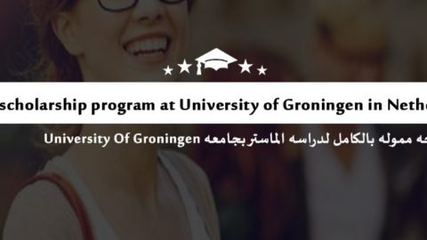 Fully Funded Scholarship to University of Groningen, Netherlands.