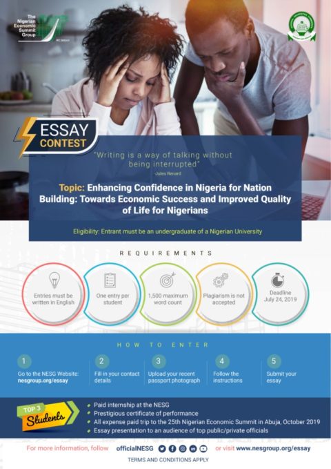 Nigerian Economic Summit Group Essay Contest.