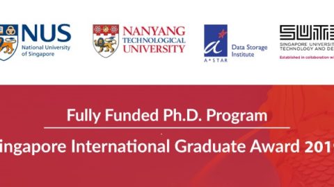 Ph.D. Scholarship In Singapore 2019.