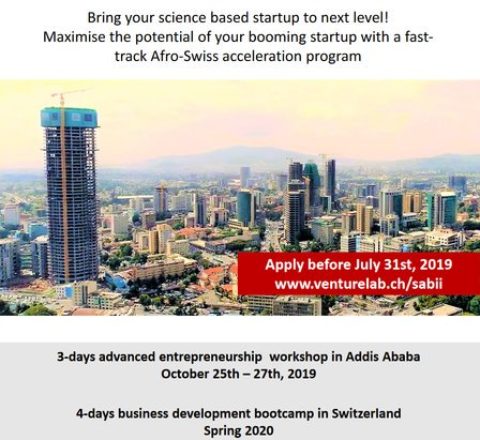 All Expense Paid Swiss Africa Business and Innovation Program.