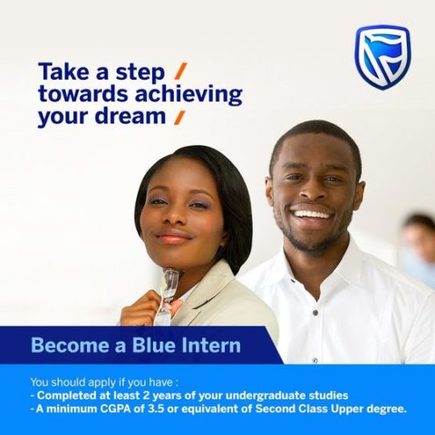 Stanbic IBTC Bank Blue Internship program for young Nigerians 2019