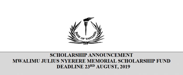 mwalimu-julius-nyerere-memorial-scholarship-fund-2019