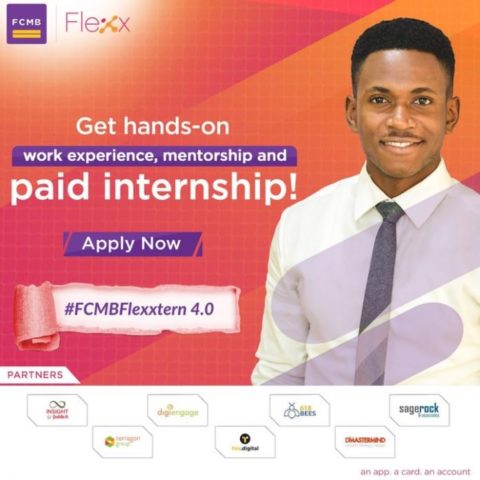 First City Monument Bank Paid Internship Program #FCMBFlexxtern 2019 for young Nigerians