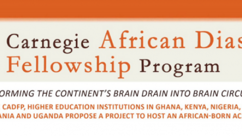 Carnegie African Diaspora Fellowship Programme.