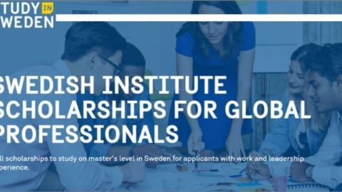 Swedish Institute Scholarships for Global Professionals (SISGP) 2020/2021 for Master’s Level Studies in Sweden (Fully Funded)