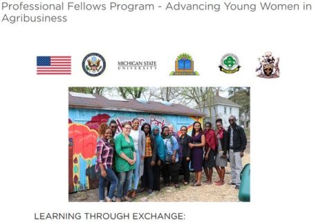 United States Department of State Professional Fellows Program 2020 – Advancing Young Women Agribusiness Entrepreneurs & Innovators (Fully Funded to USA)