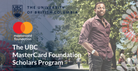 University of British Columbia Mastercard Foundation Scholars Program 2020/2021 for study in Canada (Fully Funded)